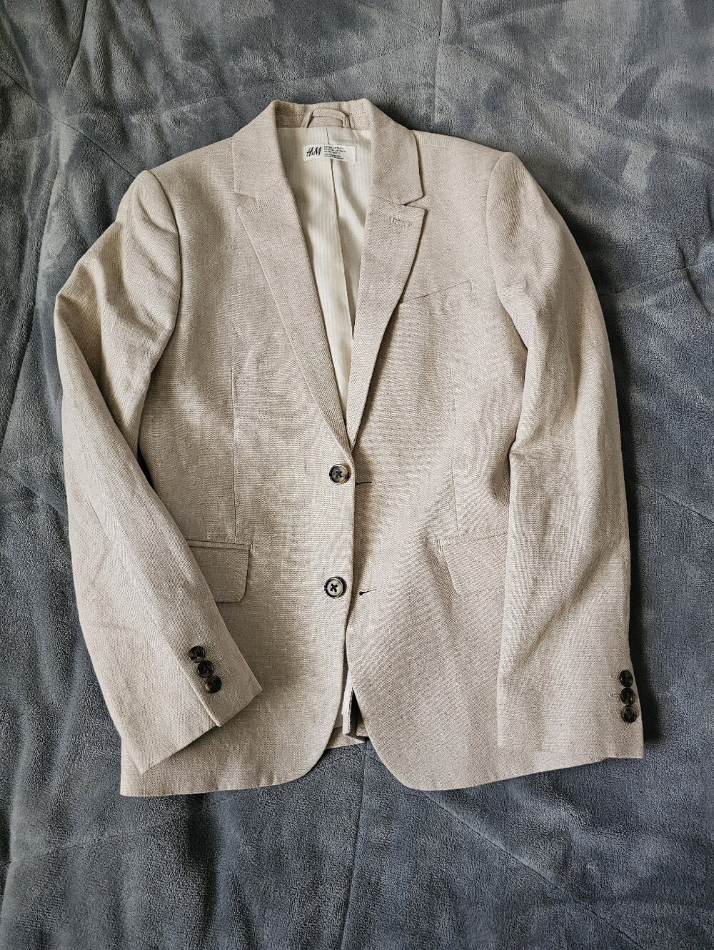 H&M Boys Light Beige  Blazer